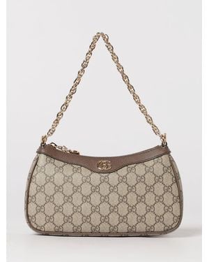Gucci Bolso Ophidia Small De Tejido Gg Supreme - Neutro