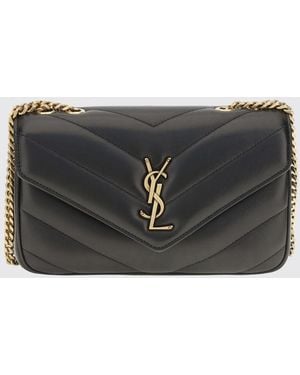 Saint Laurent Borsa A Spalla Donna - Nero