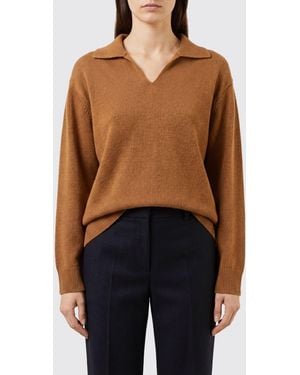 Valentino Long-Sleeved Knitted Polo - Blue