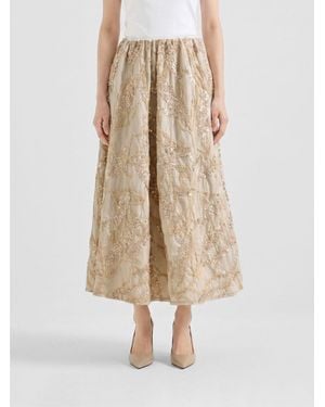 Brunello Cucinelli Skirt - Natural