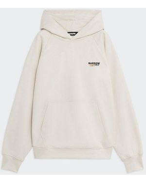 Barrow Felpa Con Cappuccio - Bianco