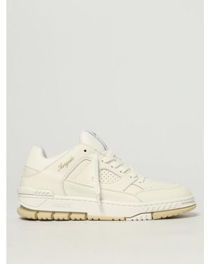 Axel Arigato Area Lo Leather And Mesh Trainers - Natural