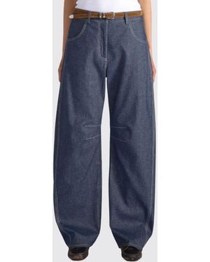 Liviana Conti Leon Cotton Blend Jeans - Blue