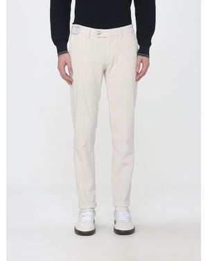 Re-hash Slim Fit Corduroy Cotton Chino Pants - White