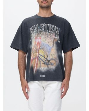 MSGM T-Shirt Homme - Bleu