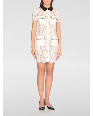 Self-Portrait Dress - White