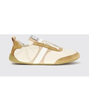 Chloé Chlo&Eacute Kick Leather Trainers - Natural