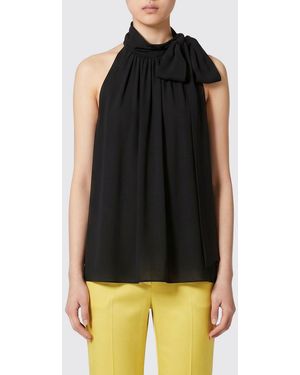 Valentino Silk Top - Black