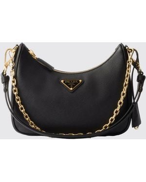 Prada Borsa A Spalla Donna - Nero