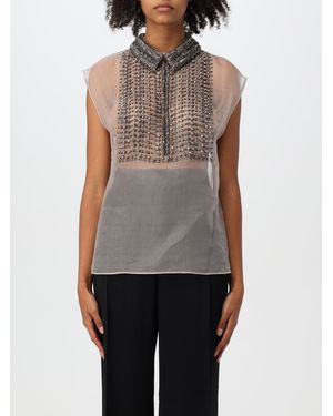 Alberta Ferretti Top - Gray