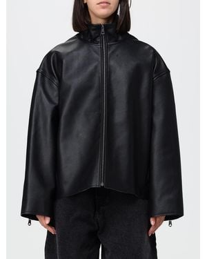 Paul Smith Kurze Lammlederjacke Mit Oversized-Passform Und Stehkragen - Schwarz