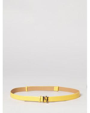 Elisabetta Franchi Leather Belt - Yellow