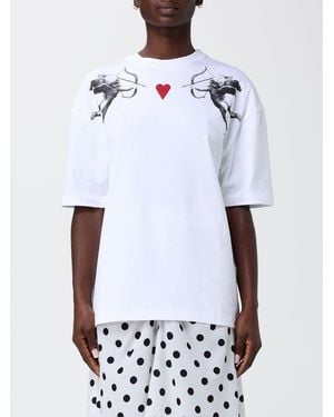 Fiorucci Printed Cotton T-Shirt - White