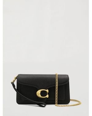 COACH Tabby Pebbled Leather Bag - Black