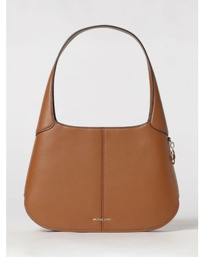 Michael Kors Grained Hobo Bag - Brown
