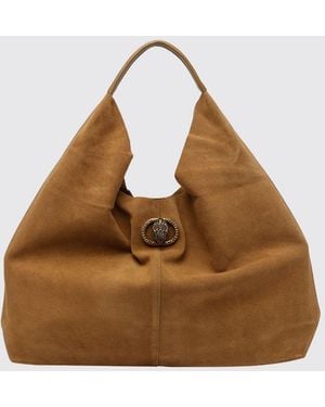 Kurt Geiger Chelsea Suede Calfskin Hobo Bag - Brown
