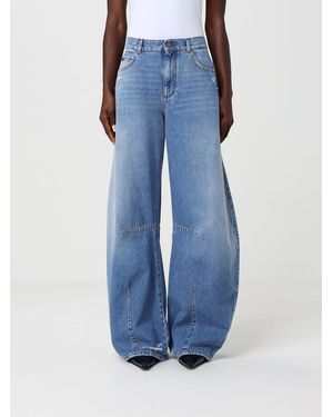 Dolce & Gabbana Dolce &Amp Gabbana Baggy Cotton Denim Jeans - Blue
