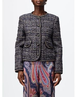 Etro Short Blazer - Gray