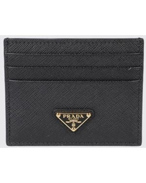 Prada Portacarte Di Credito - Bianco