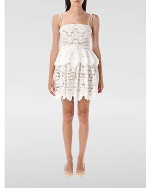 Self-Portrait Dress - White