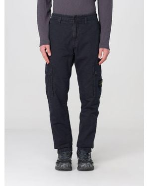 Stone Island Pantalone Cargo - Blu