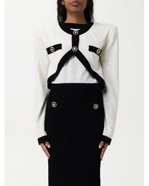 Balmain Cardigan Crop - Nero