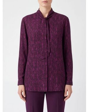 Gianluca Capannolo Hemdbluse Damen - Lila