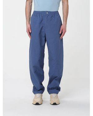 Autry Stretch Technical Fabric Baggy Pants - Blue