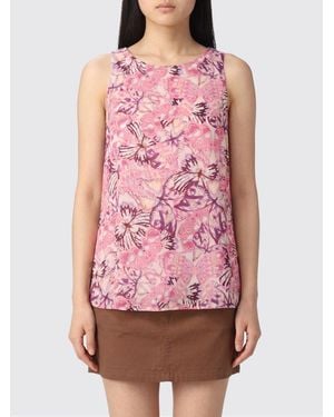 Momoní MomonÌ Silk Top With Butterfly Print - Pink