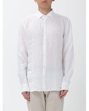 Brooksfield Casual Linen Shirt - White