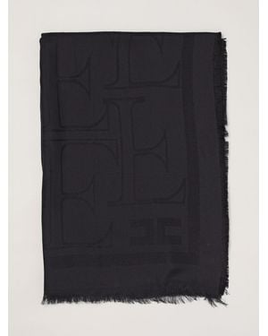 Elisabetta Franchi Scarf - Black