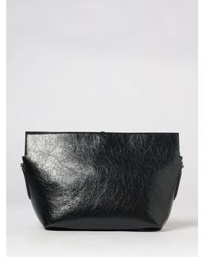 THEMOIRÈ Themoir&Egrave Zoe Vegan Leather Clutch With Removable Strap And Pouch - Black