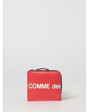 Comme des Garçons Leather Wallet - Red