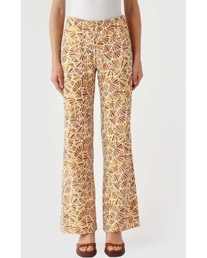 Maliparmi Printed Jersey Pants - Natural