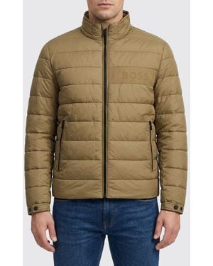 BOSS H-Cenitos Padded Nylon Down Jacket - Natural