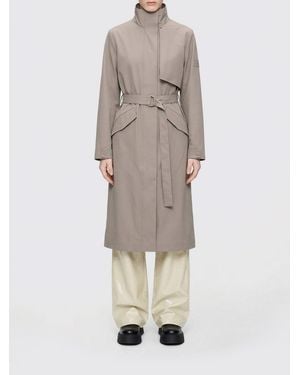 Rains Suva Technical Fabric Trench Coat - Natural