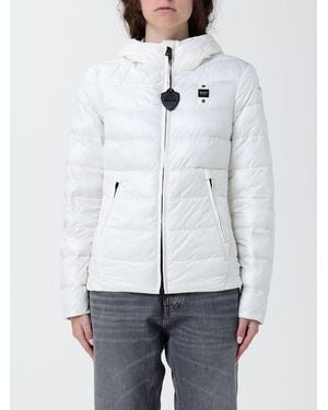 Blauer Nylon Down Jacket - White