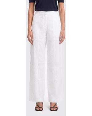 Jil Sander Cotton Palazzo Pants - White