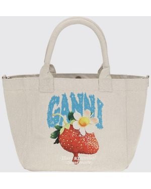 Ganni Shoulder Bag - White