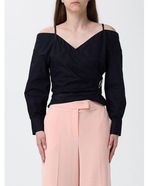 SIMONA CORSELLINI Blusa De Algodón - Azul
