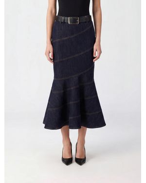 Self-Portrait Skirt - Blue
