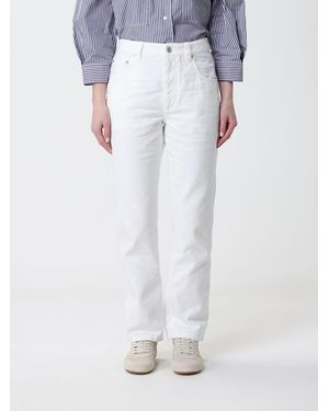 Brunello Cucinelli Cotton Denim Straight Jeans - White