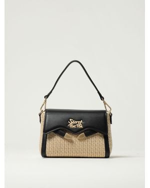 Secret Pon-pon Shoulder Bag - Black