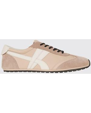 Tory Burch Hank Field Leather Trainers - Pink