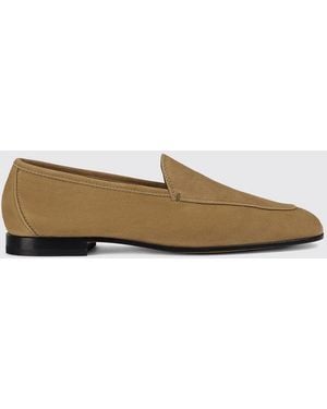 Doucal's Suede Loafers - Natural
