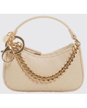 Twinset Grained Synthetic Leather Mini Bag - Natural