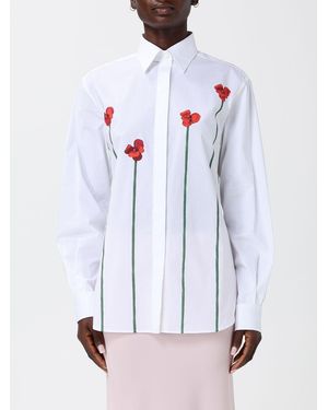 Moschino Printed Cotton Shirt - White
