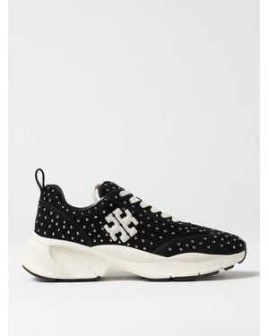 Tory Burch Good Luck Studded Trainer - Black