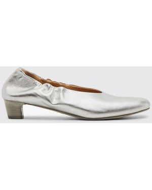 Marsèll Laminated Leather Court Shoes - White