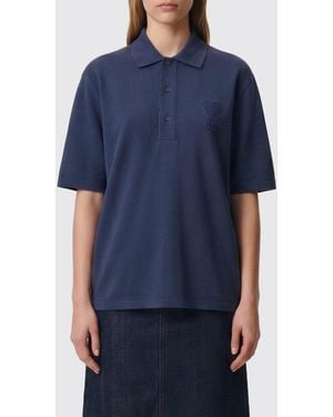 Ami Paris Polo Mujer - Azul